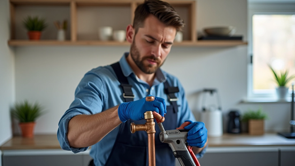 Skilled plumber repairing residential plumbing system in Utrecht home